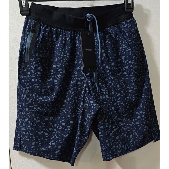 Ten Thousand Interval Shorts Men's Size XS Blue Black With Liner 9" New - Picture 1 of 8
